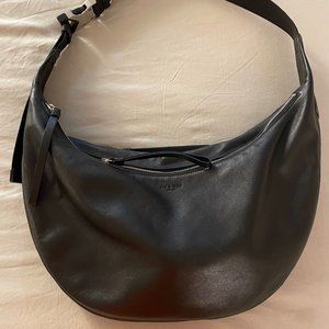 Rag & Bone Riser Black Leather Large Crossbody Bag